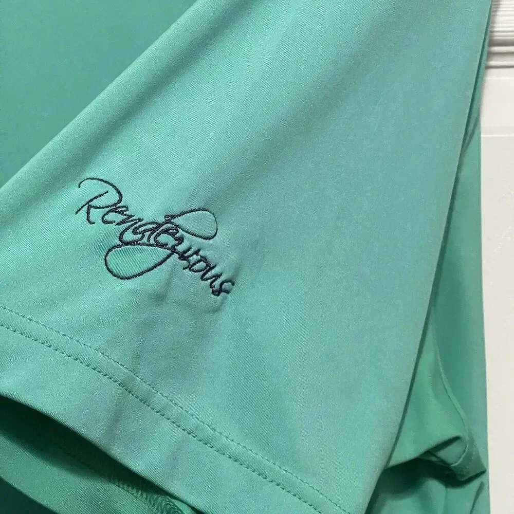Peter Millar Summer Comfort‎ Polo Shirt Size Large Green Golf Outdoor